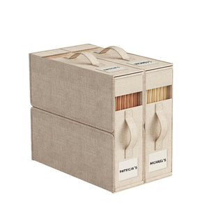 Saker Cotton and Linen Foldable Wardrobe