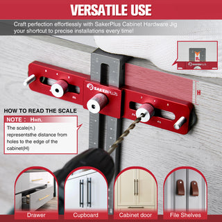 SakerPlus Cabinet Hardware Jig