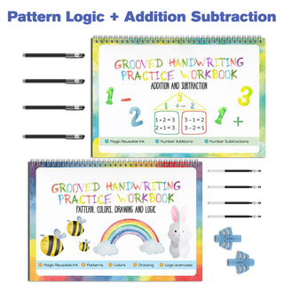 Reusable Grooved Handwriting Workbooks for Kids