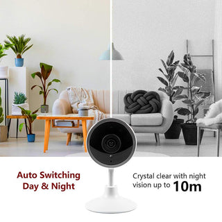 Saker 1080P Indoor Security Monitor Camera