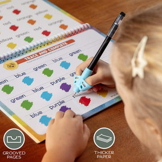 Reusable Grooved Handwriting Workbooks for Kids