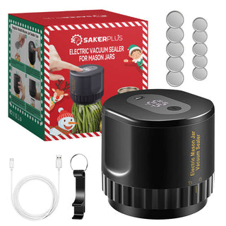 Efficient Food Saver - SakerPlus Electric Vacuum Sealer For Mason Jars