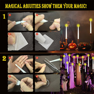 ✨Magical Floating Candles for Halloween/Christmas Decoration