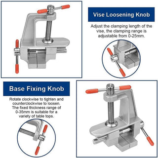 SAKER Light Duty Mini Table Clamp