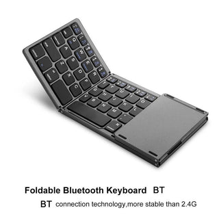 SAKER Foldable Bluetooth Keyboard with Touchpad