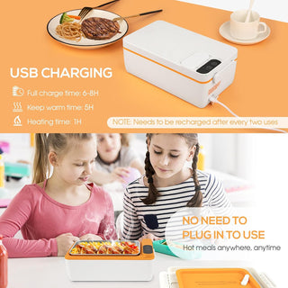 Sakerplus Cordless Temp-controlled heating lunch box