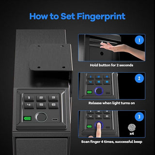 Saker Fingerprint Pop-up Safe