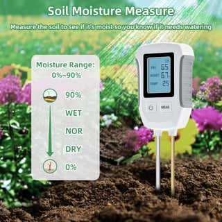 Saker 3 in 1 Digital Plant Soil Moisture Meter