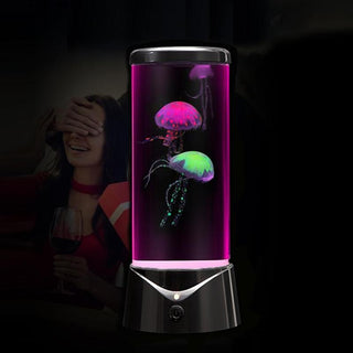 Sakerplus Portable Mini Round Jellyfish Lamp