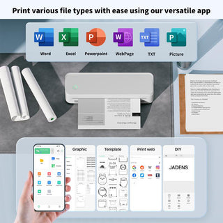 Saker Wireless Bluetooth Thermal Printer