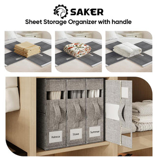 Saker Cotton and Linen Foldable Wardrobe