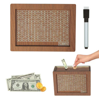 SAKER Wooden Cash Saving Box