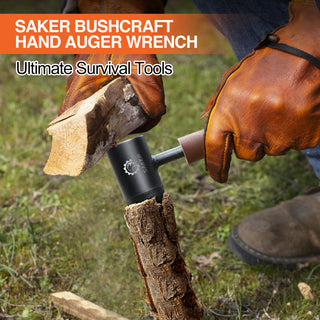 Portable Multi-Tool for Outdoor Adventures - SAKER® Upgrade Bushcraft Hand Auger Wrench