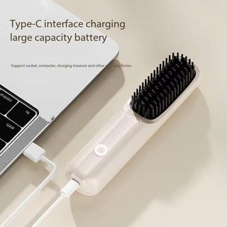 Saker Cordless Hair Straightener Brush