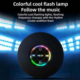 Mini Bluetooth Shower Speaker With Led Light