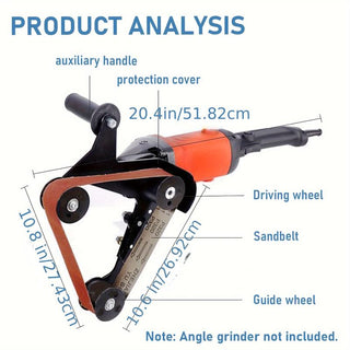 Saker Belt Sander Adapter for Angle Grinder