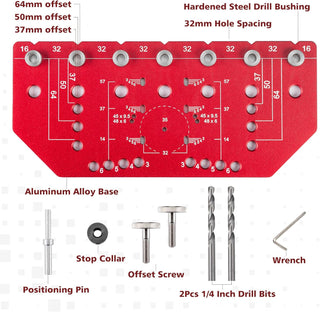 SAKER 2 IN 1 Cabinet Hardware Jig