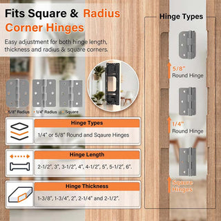 Saker Door Hinge Mortiser Hinge Installation Kit