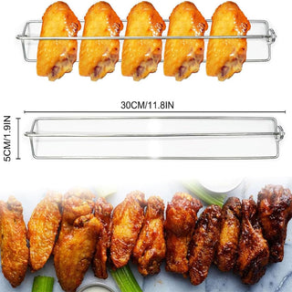 Saker Chicken Wing Rails for Grill