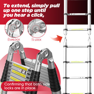 Saker Portable Collapsible Extension Ladder