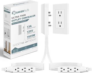 Sakerplus Outlet Concealer Power Strip