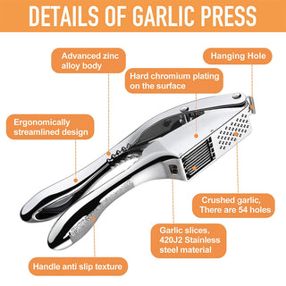 Saker 2-in-1 Garlic Press