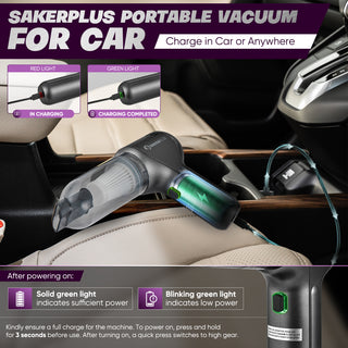 SakerPlus Car Vacuum Cleaner