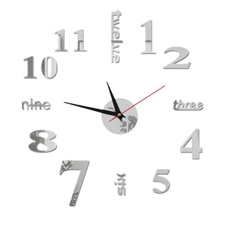 SAKER Modern DIY Punch-Free Wall Clock