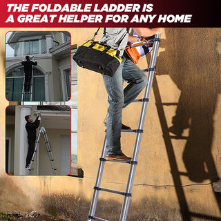 Saker Portable Collapsible Extension Ladder