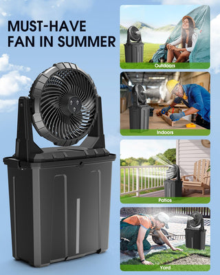 Sakerplus Portable Misting Fan