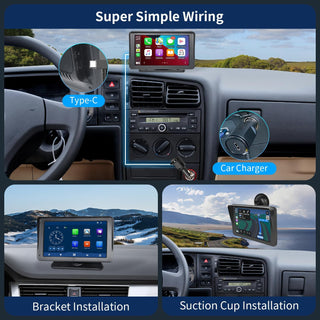 Saker Compatible Wireless CarPlay Screen