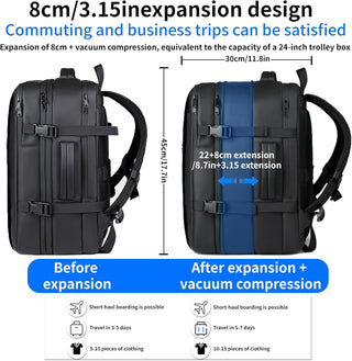 Saker Air Vacuum Backpack with pump