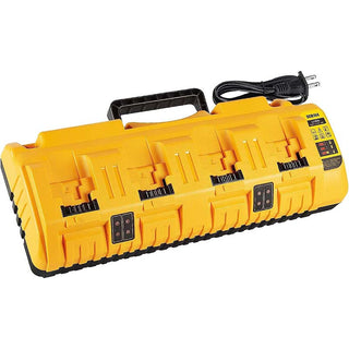 Saker 4-Ports Rapid Battery Charger Station for Dewalt Li-ion Battery