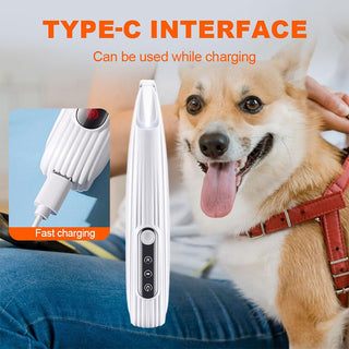 Saker Pet Hair Trimmer With Led Light