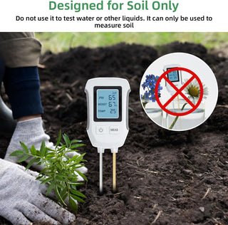 Saker 3 in 1 Digital Plant Soil Moisture Meter