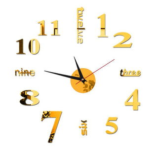 SAKER Modern DIY Punch-Free Wall Clock