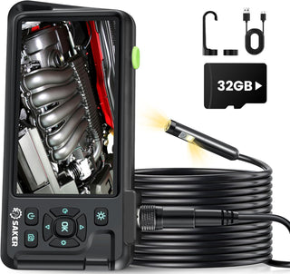 Saker Dual Lens Endoscope Camera with Light