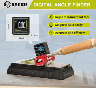 Precision Sharpening for Woodworking Tools - SAKER® Honing Guide Tool (Upgraded Version)