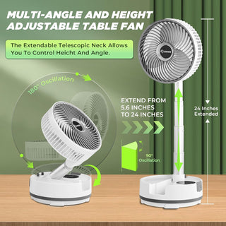 SAKER® Portable Pedestal Fan