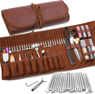 Sakerplus Leather Working Tools Kit