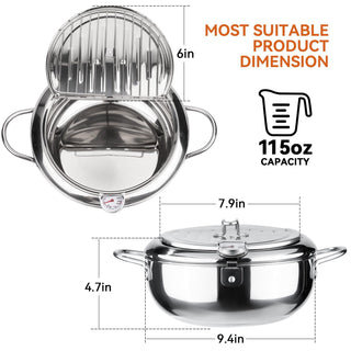 Sakerplus Constant Temperature Household Electric Fryer