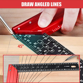 Saker 12 Inch Framing Carpenter Square Ruler