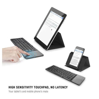 SAKER Foldable Bluetooth Keyboard with Touchpad