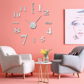 SAKER Modern DIY Punch-Free Wall Clock