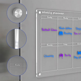 Saker Magnetic Schedule Planner For Fridge