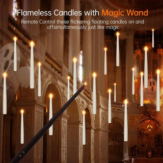 ✨Magical Floating Candles for Halloween/Christmas Decoration