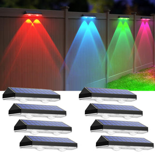 SAKER Solar Wall Lights Outdoor, Modern Solar Sconce Lights