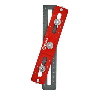 Adjustable Woodworking Tool for Precise Cabinet and Furniture Assembly - SAKER® Cabinet Hardware Doweling Jig