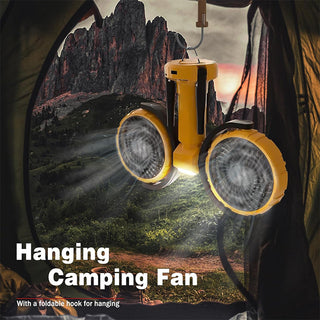 Saker Double-Headed Foldable Outdoor Fan