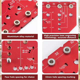 SAKER 2 IN 1 Cabinet Hardware Jig